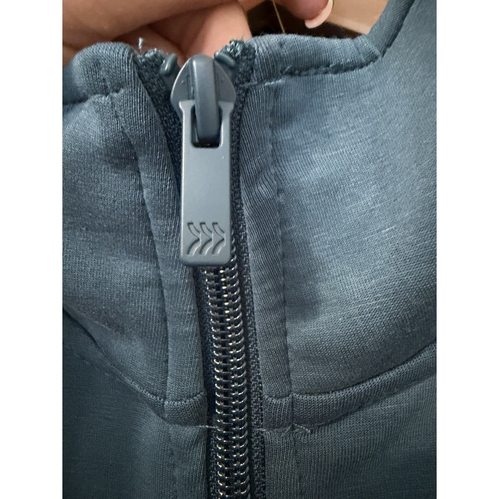 NWT Women Airy Sleek Ribbed Blue Full Zip Jacket - All In Motion Size XS - Picture 12 of 16